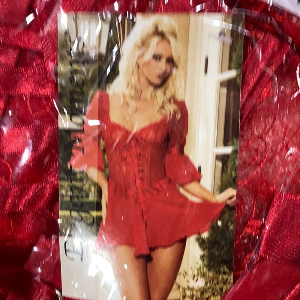 Baby doll pajamas with thong Panties